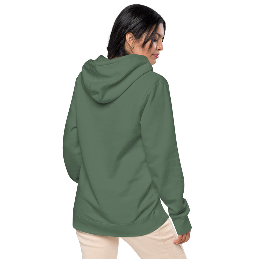 Pigmentgefärbter Damen-Hoodie