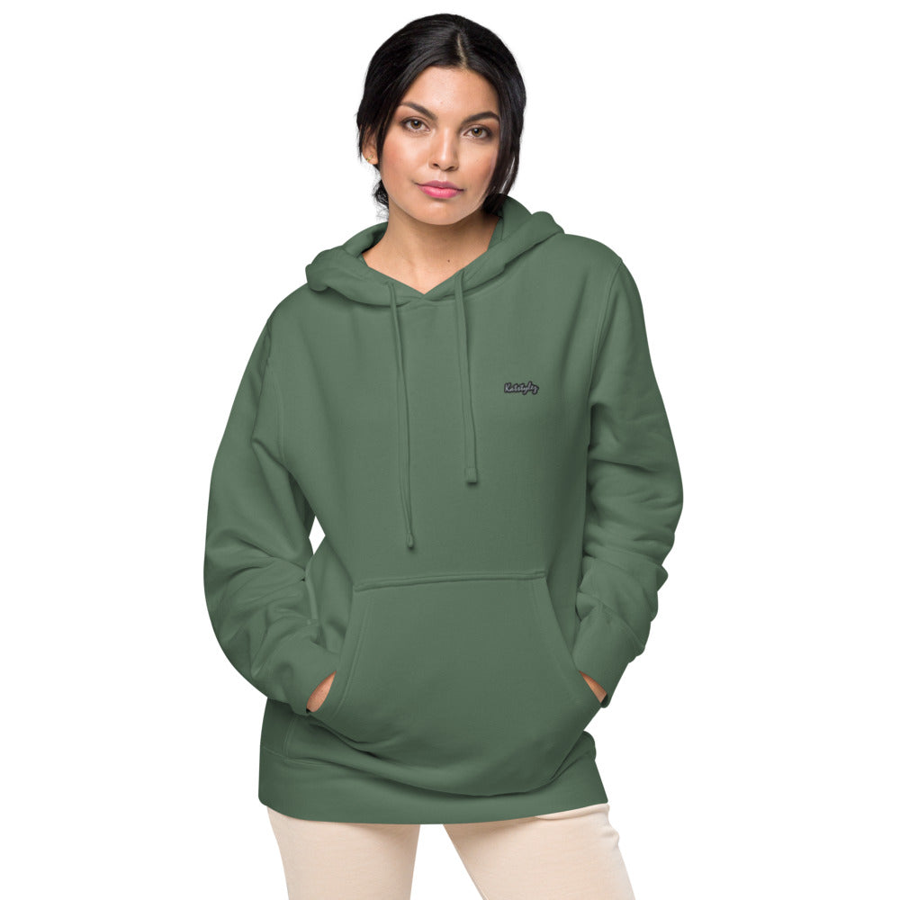 Pigmentgefärbter Damen-Hoodie