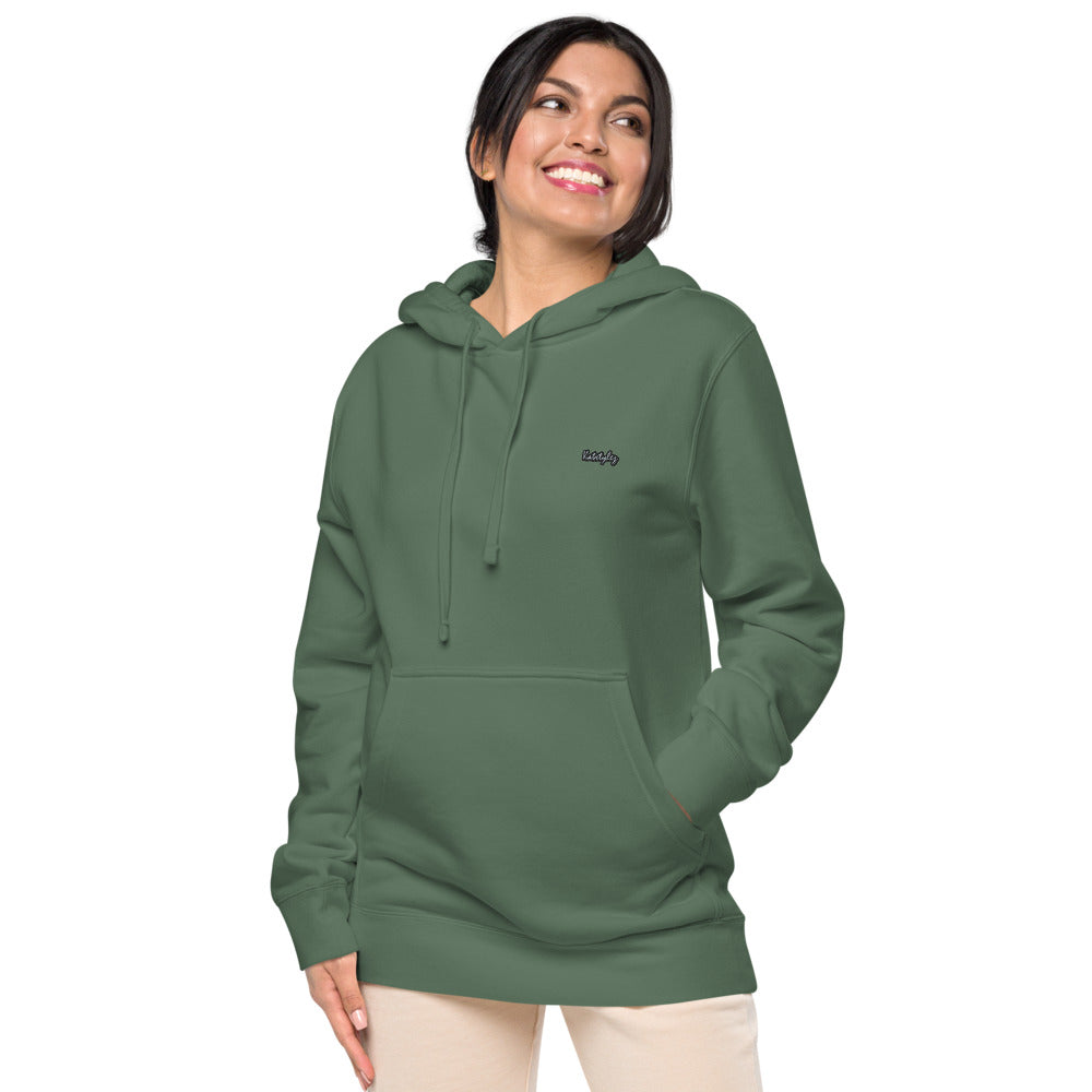 Pigmentgefärbter Damen-Hoodie