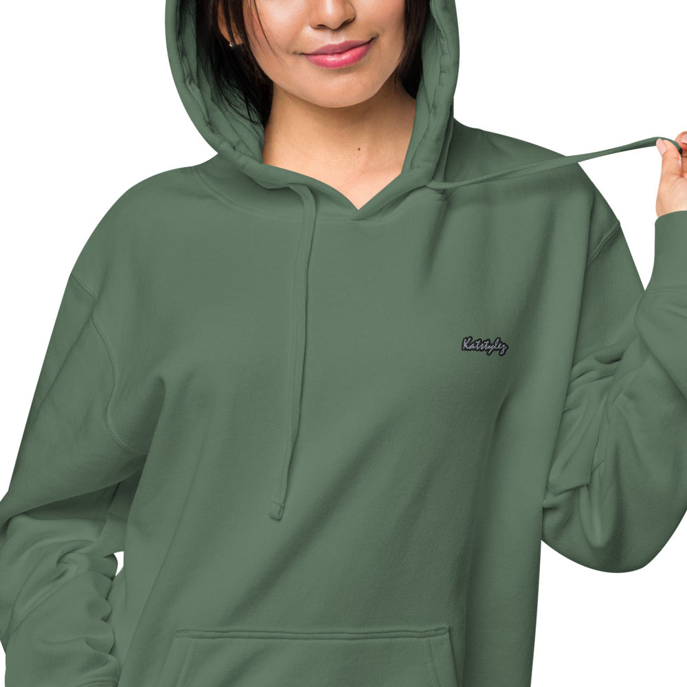 Pigmentgefärbter Damen-Hoodie
