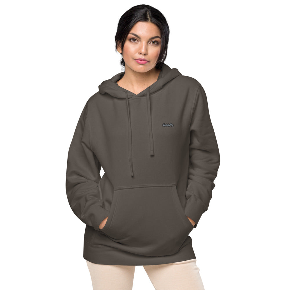 Pigmentgefärbter Damen-Hoodie
