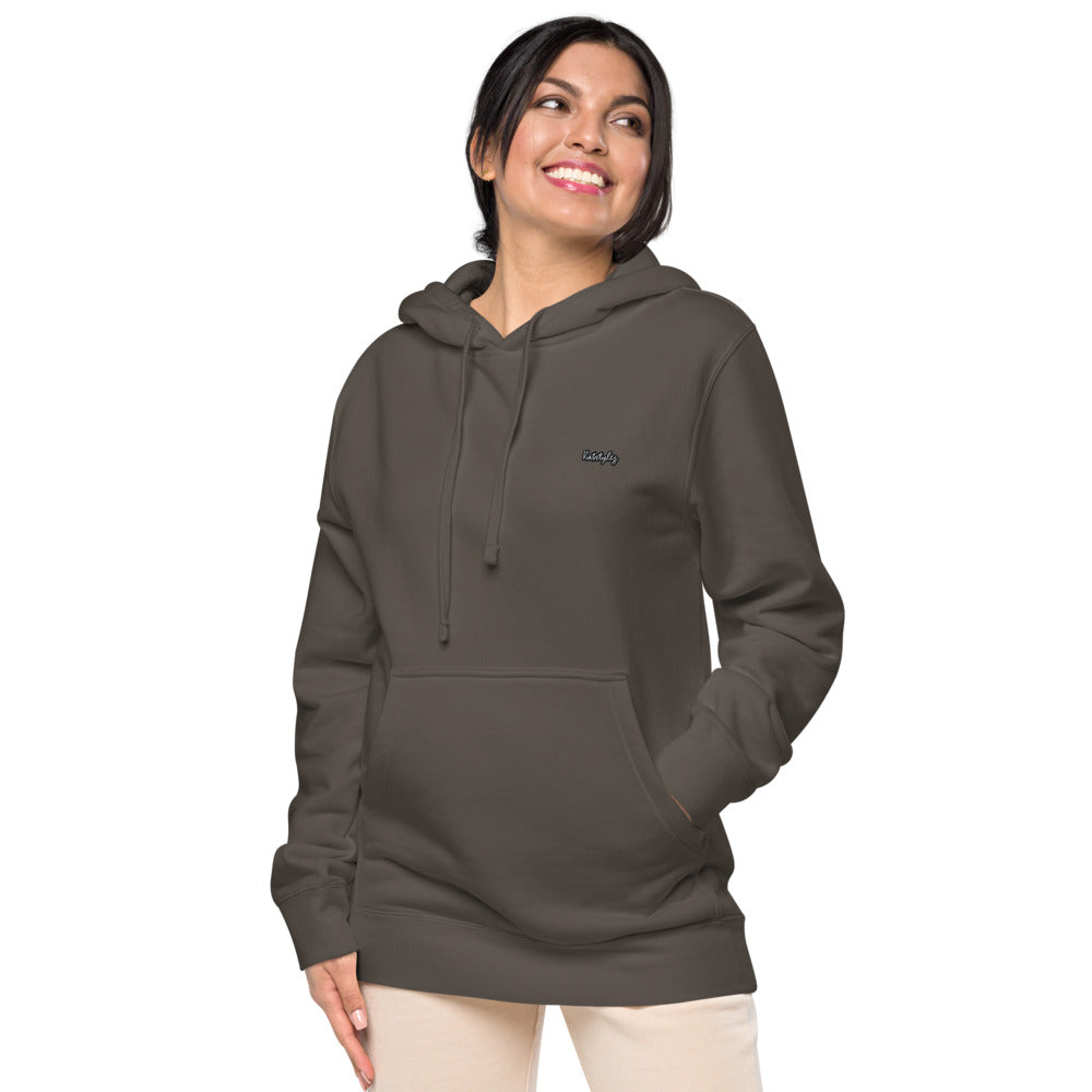Pigmentgefärbter Damen-Hoodie