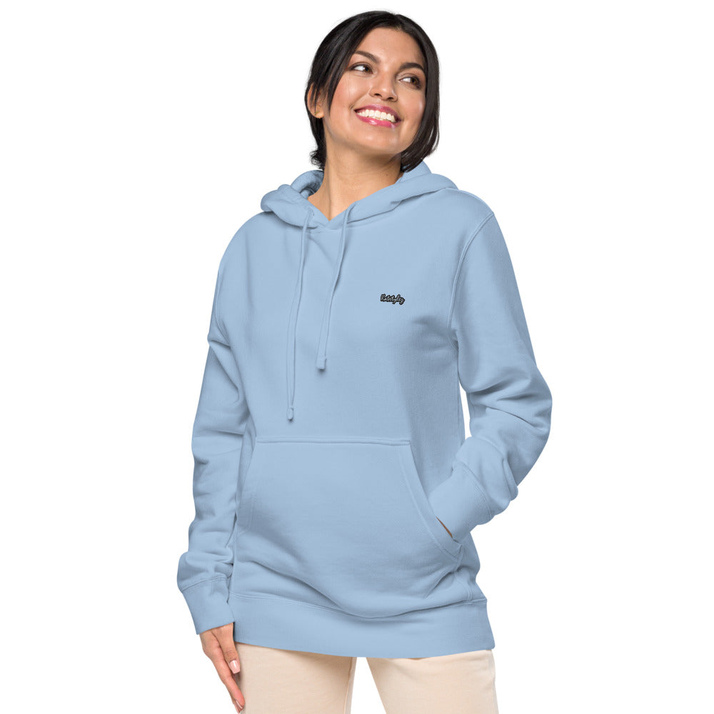 Pigmentgefärbter Damen-Hoodie
