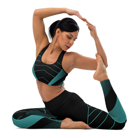 Damen-Yoga-Leggings mit hohem Bund für mühelosen Komfort und trendige Performance - Perfekt für Yoga und den Alltag!  Lina