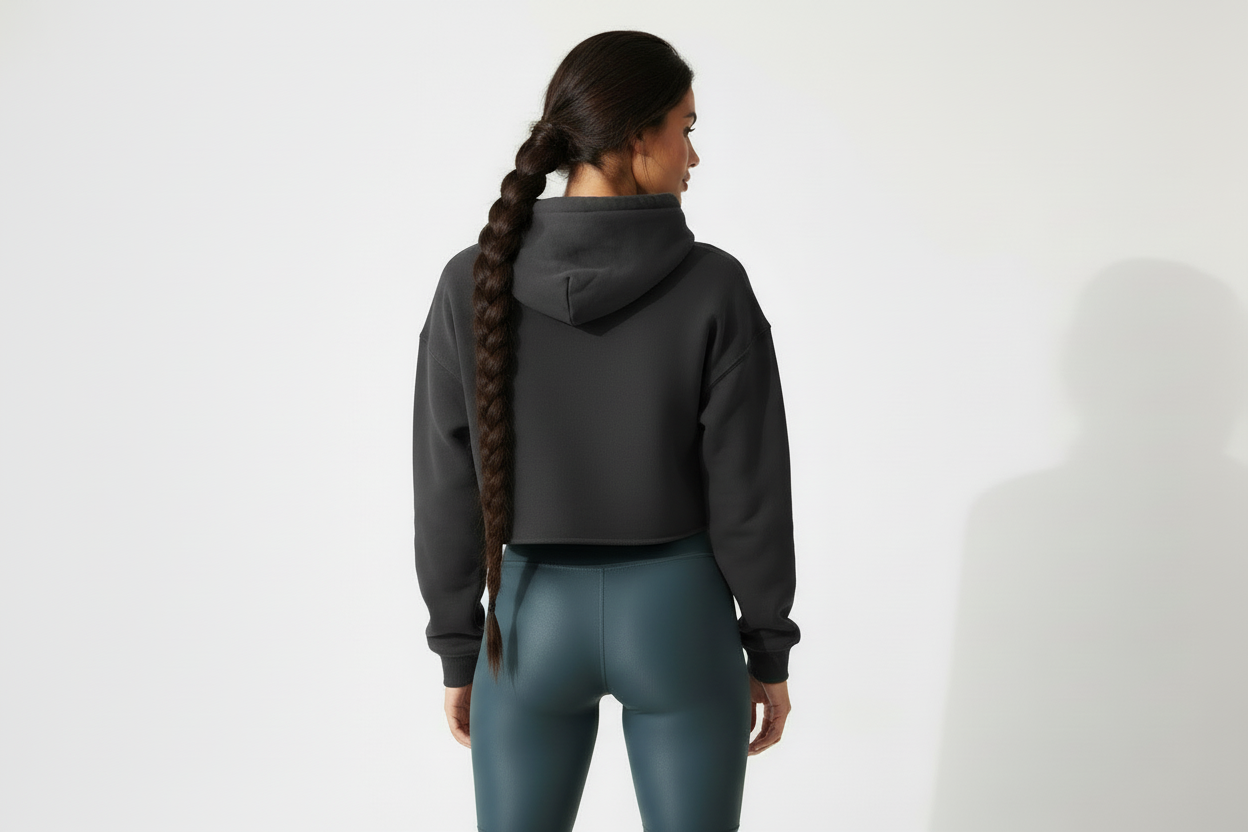 Katstylez Essential Cropped Hoodie