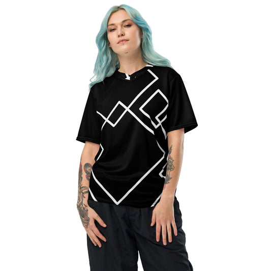 Recyceltes Unisex-Trikot mit Allover-Druck