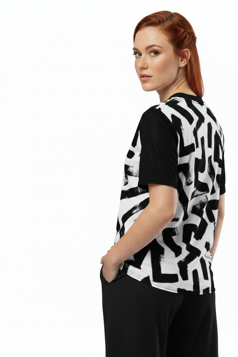 Katstylez Recyceltes Art Jersey Trikot
