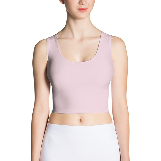 Crop-Top Basic Soft Rose