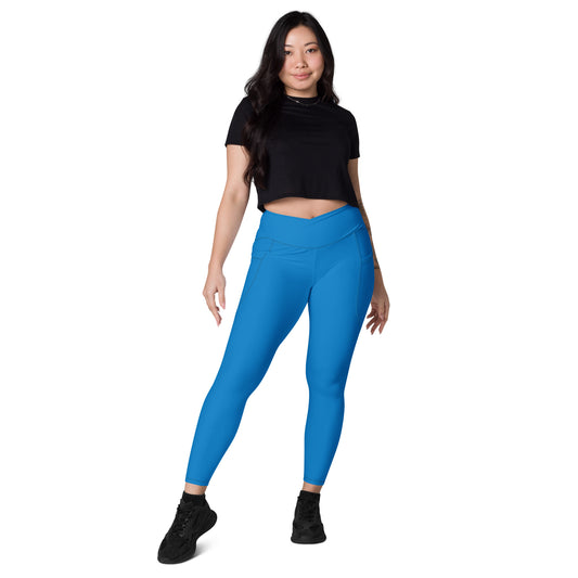 Leggings mit Taschen Basic Blue