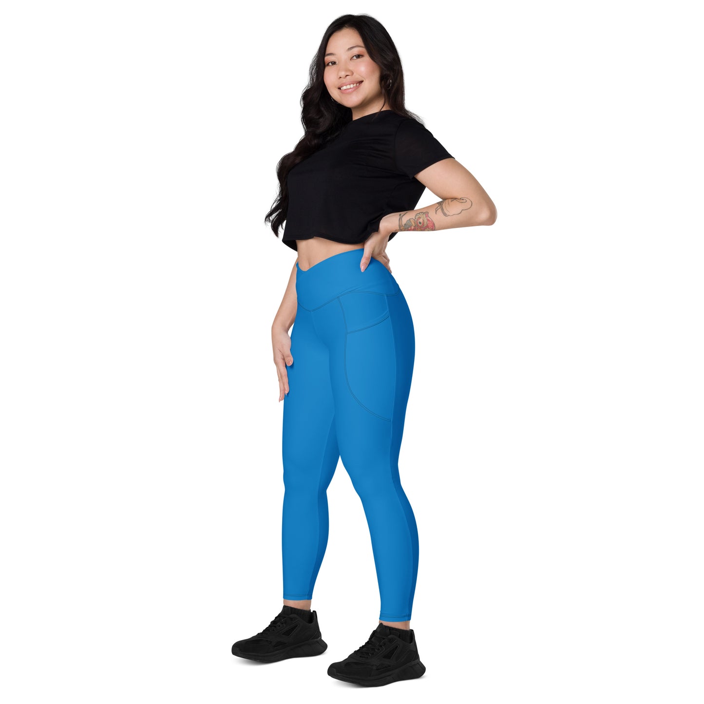 Leggings mit Taschen Basic Blue