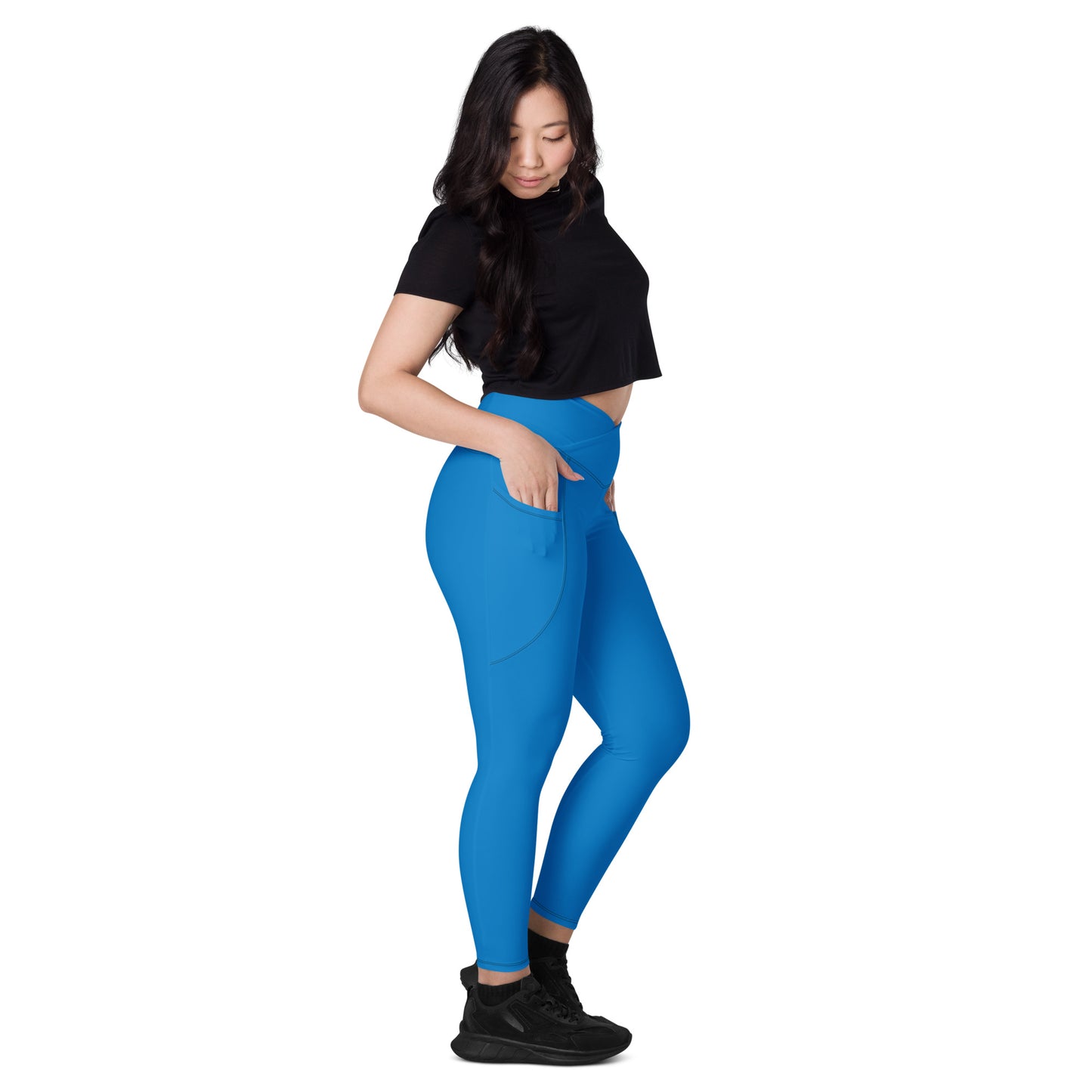 Leggings mit Taschen Basic Blue