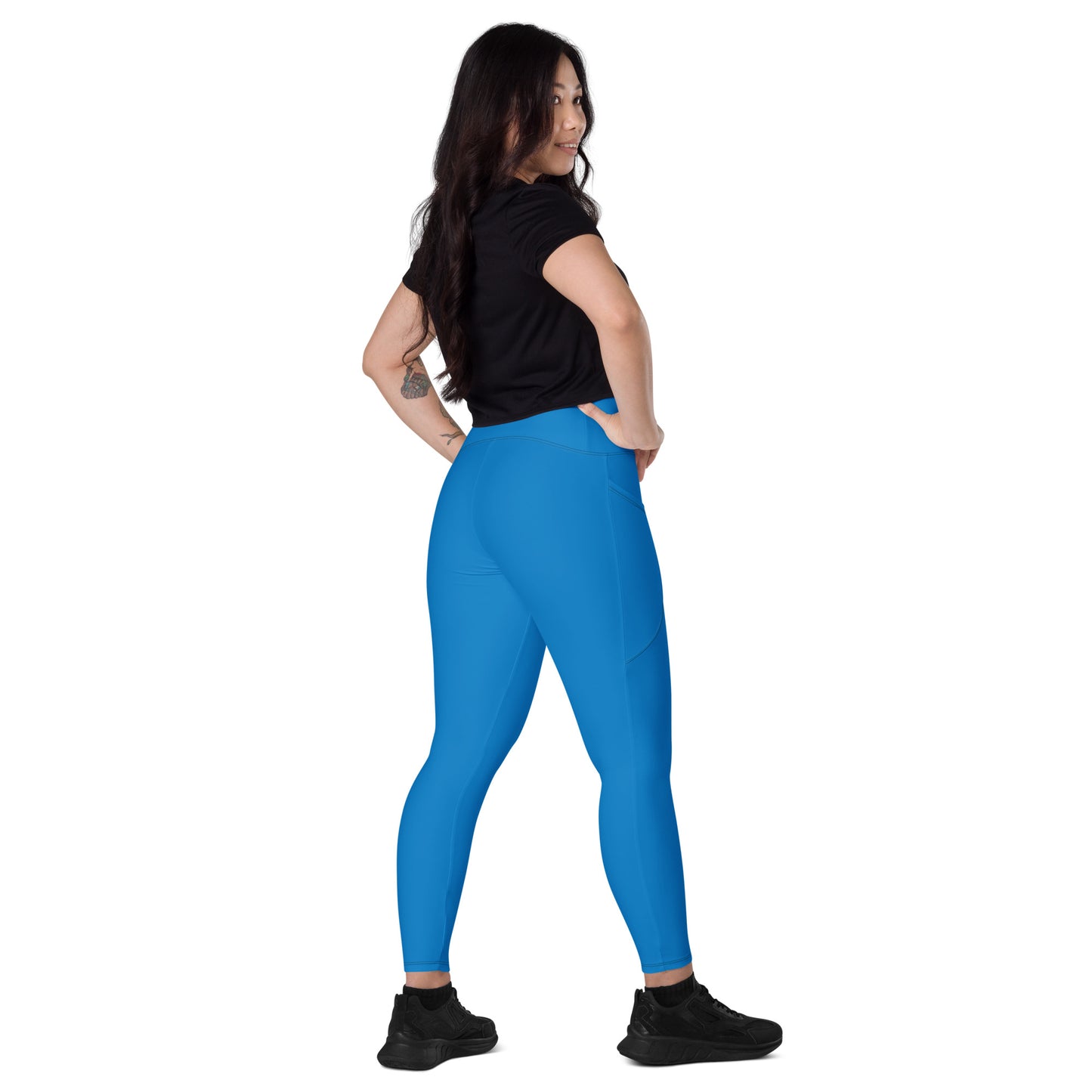 Leggings mit Taschen Basic Blue