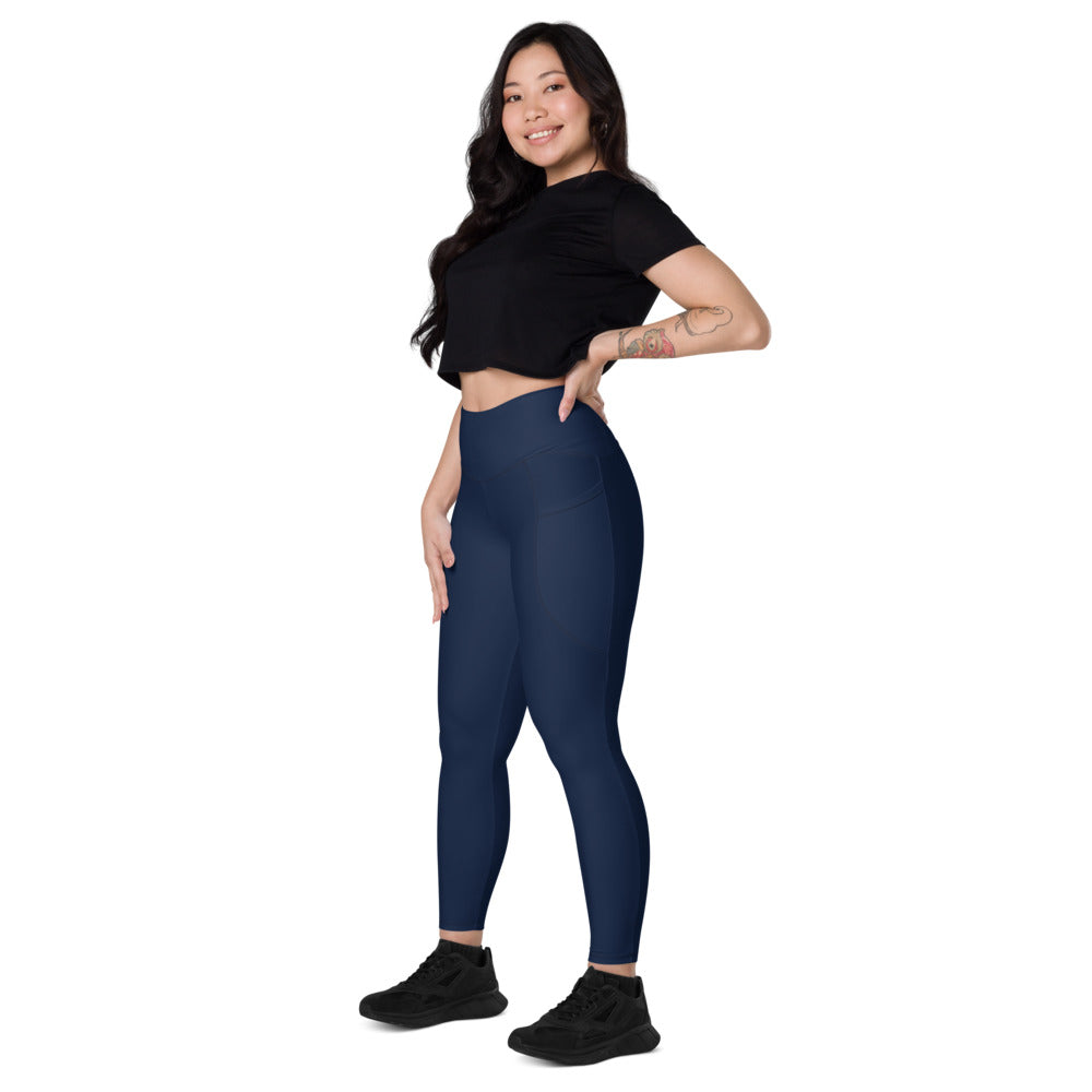 Leggings mit Taschen Basic Navy