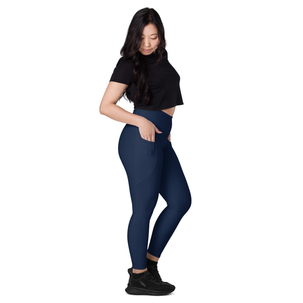 Leggings mit Taschen Basic Navy