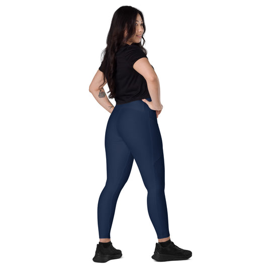 Leggings mit Taschen Basic Navy