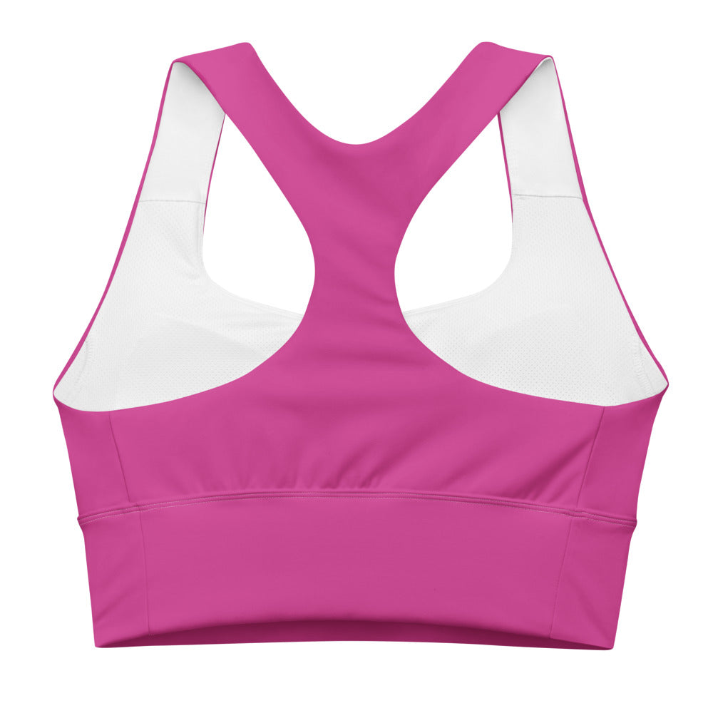 Longline-Sport-BH Basic Pink