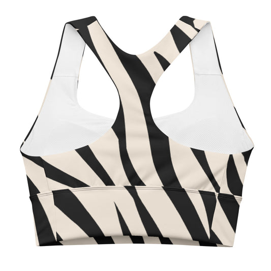 Longline-Sport-BH Zebra