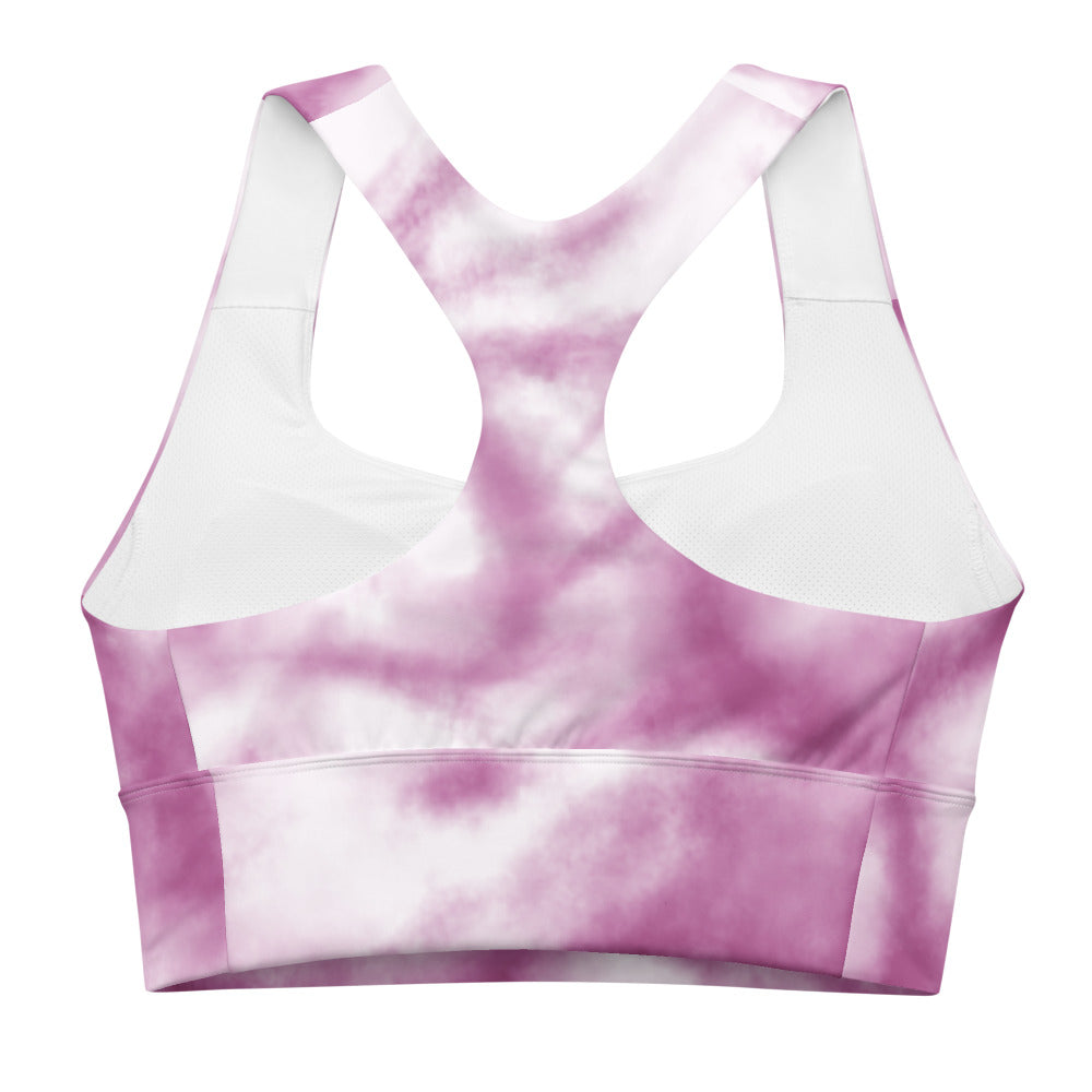 Longline-Sport-BH Aquarell Pinky