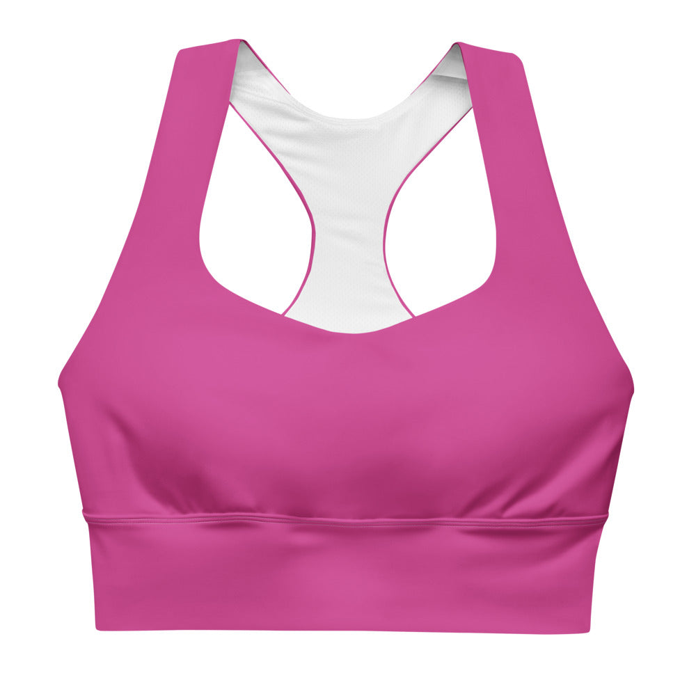 Longline-Sport-BH Basic Pink