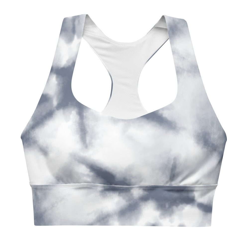 Longline-Sport-BH Aquarell Grey