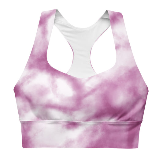 Longline-Sport-BH Aquarell Pinky