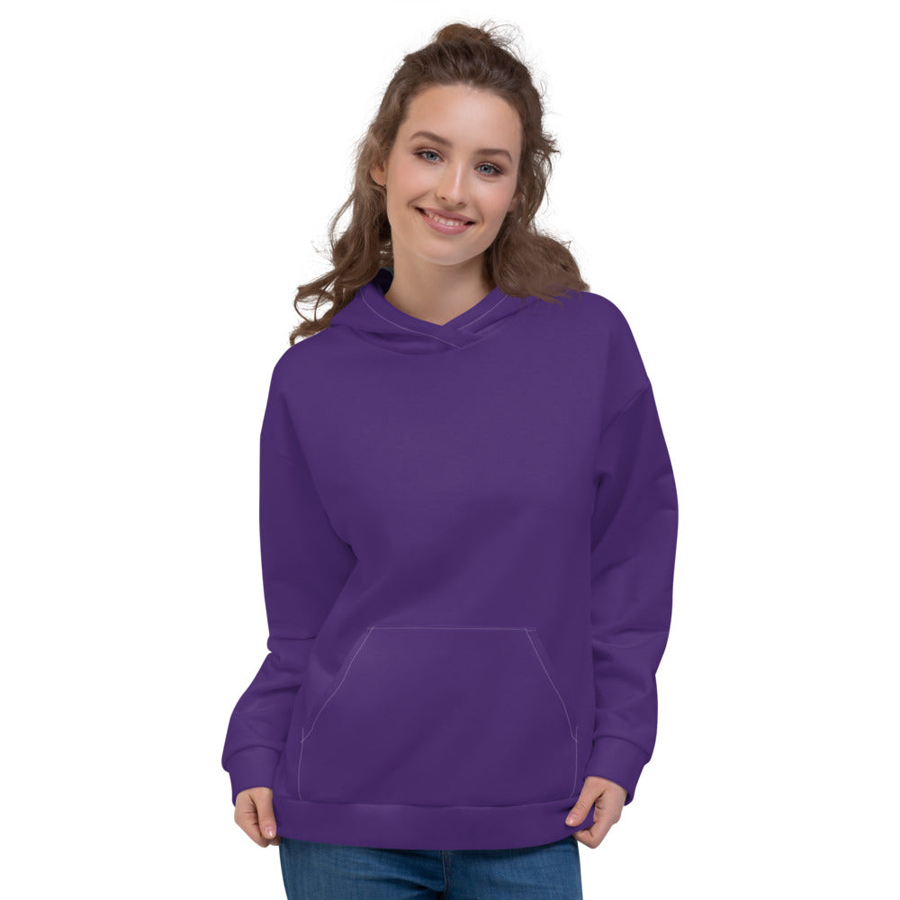 Entdecke unseren Trendsetter Damen-Kapuzenpullover für ein lebendiges Style-Statement! Basic Purple