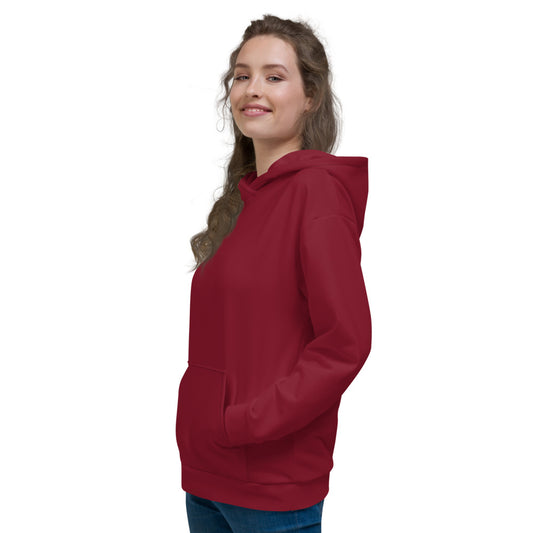 Entdecke unseren Trendsetter Damen-Kapuzenpullover für ein lebendiges Style-Statement!  Basic Dark Red