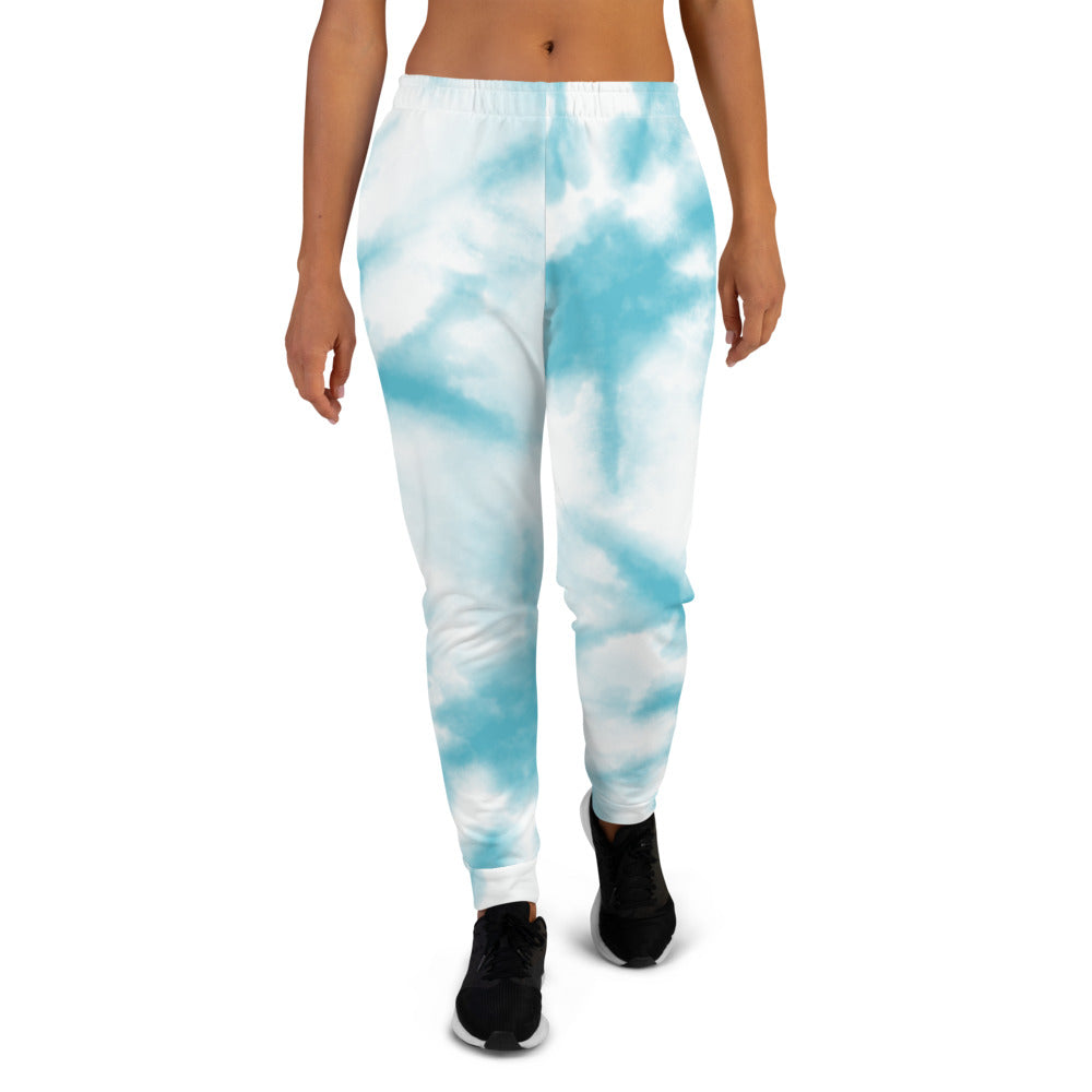 Damen-Jogginghose Batik  Blue