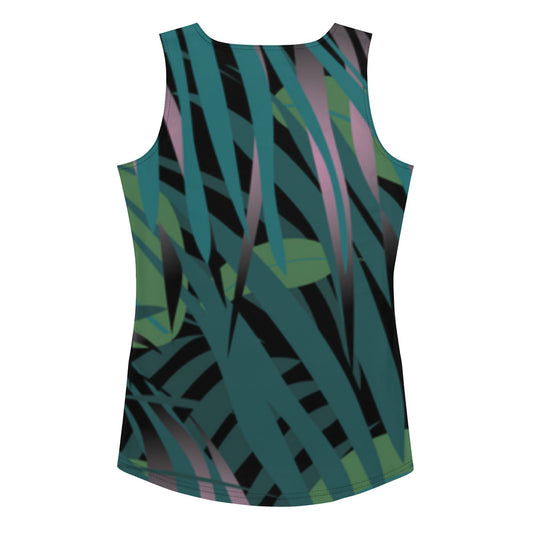 Sublimation-Cut-&-Sew-Tank-Top Floral