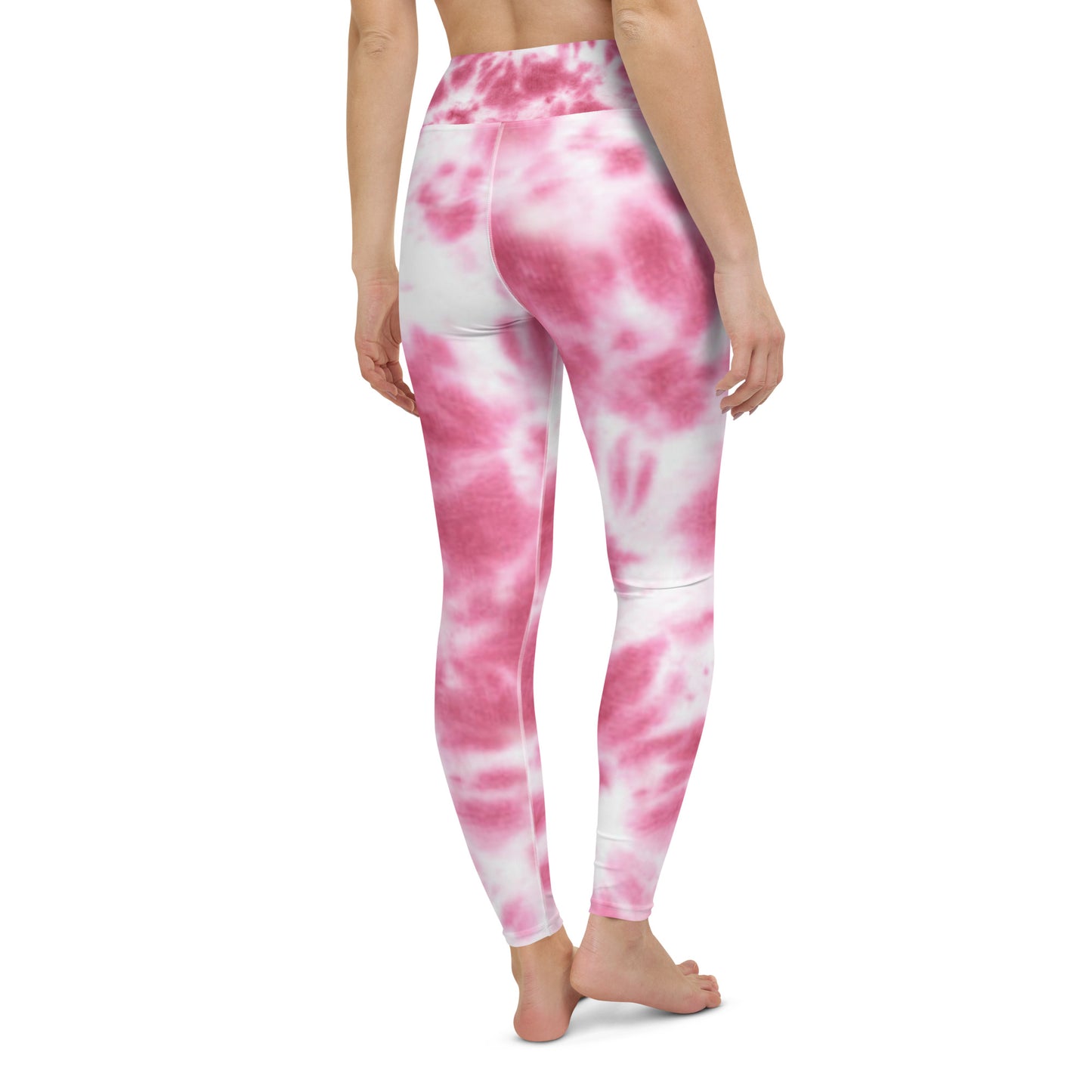 Damen-Yoga-Leggings mit hohem Bund für mühelosen Komfort und trendige Performance - Perfekt für Yoga und den Alltag! Pinky Batik