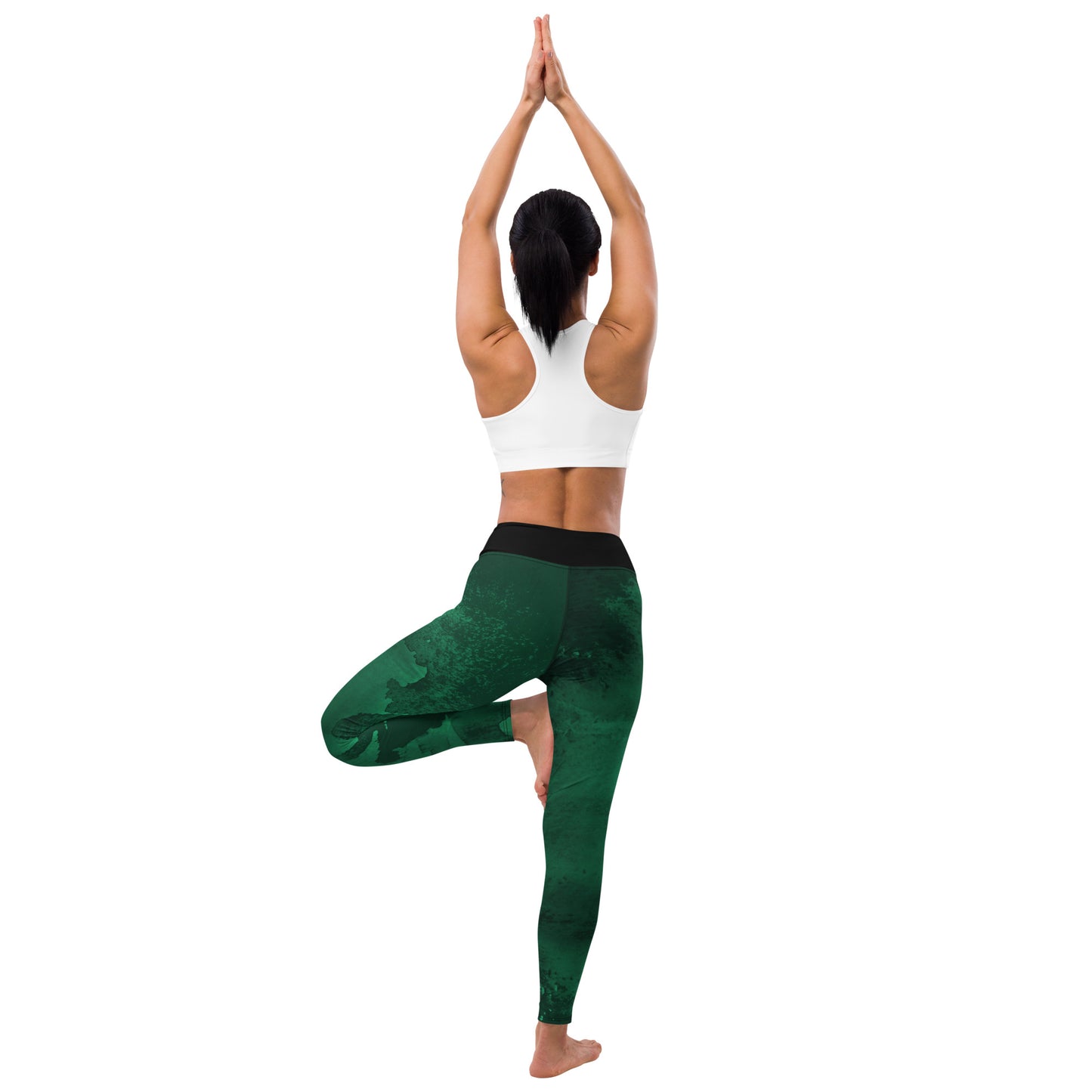 Damen-Yoga-Leggings mit hohem Bund für mühelosen Komfort und trendige Performance - Perfekt für Yoga und den Alltag!  Calm