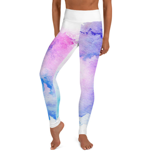 Damen-Yoga-Leggings mit hohem Bund für mühelosen Komfort und trendige Performance - Perfekt für Yoga und den Alltag! Colour