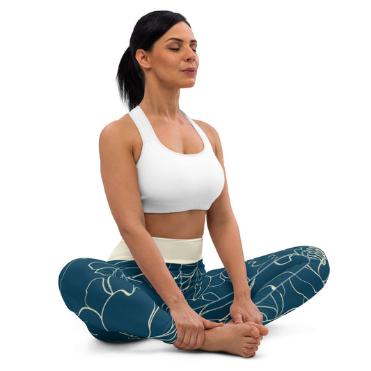 Damen-Yoga-Leggings mit hohem Bund für mühelosen Komfort und trendige Performance - Perfekt für Yoga und den Alltag!  Lucy