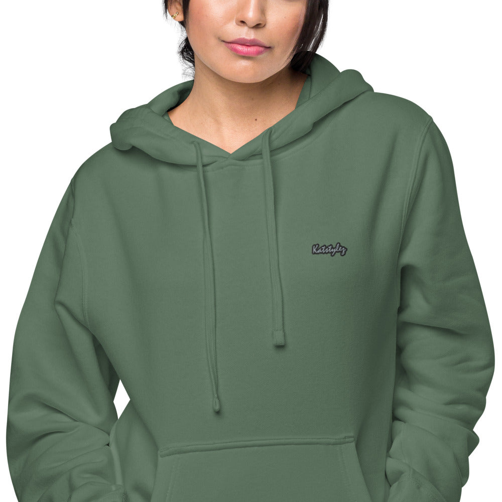 Pigmentgefärbter Damen-Hoodie