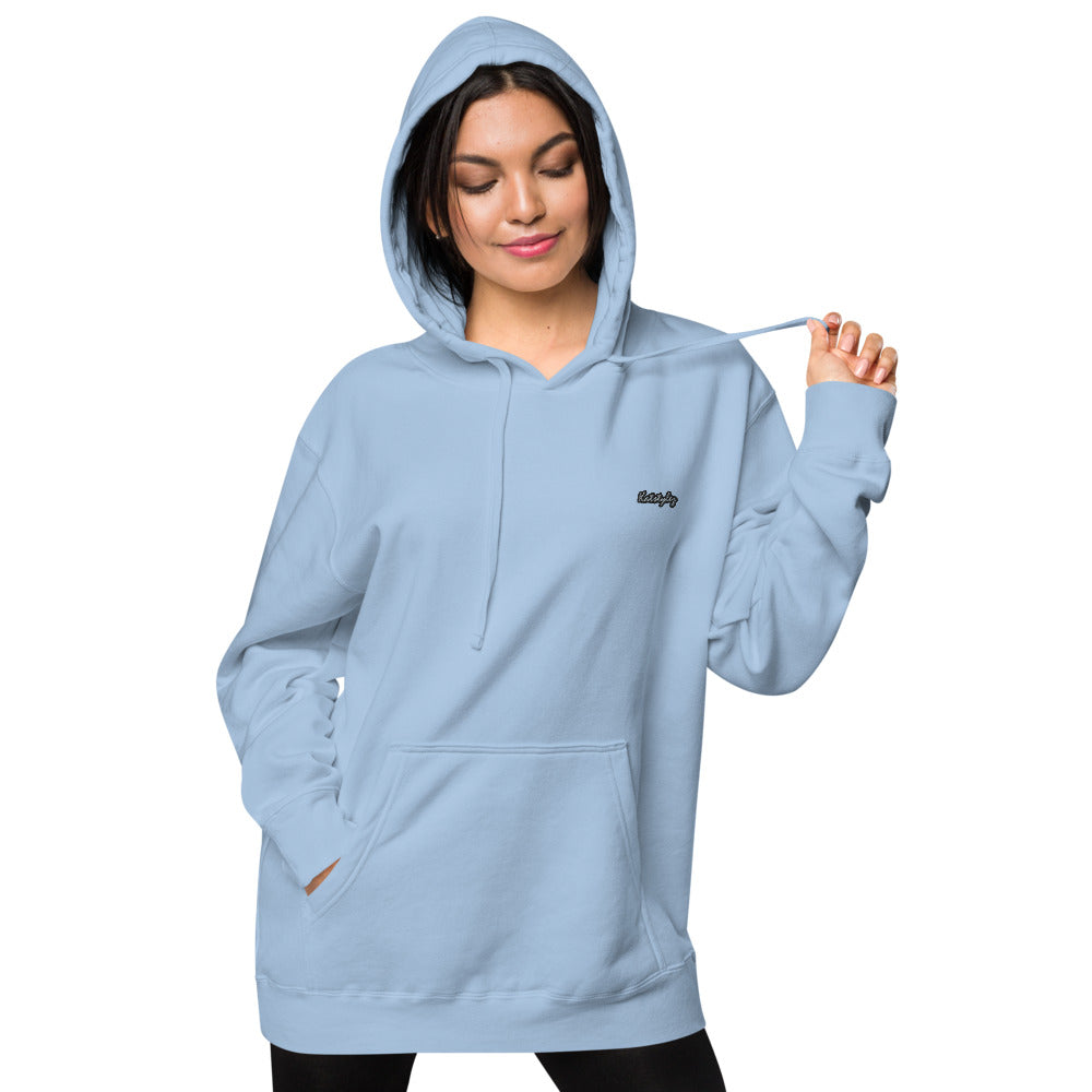 Pigmentgefärbter Damen-Hoodie