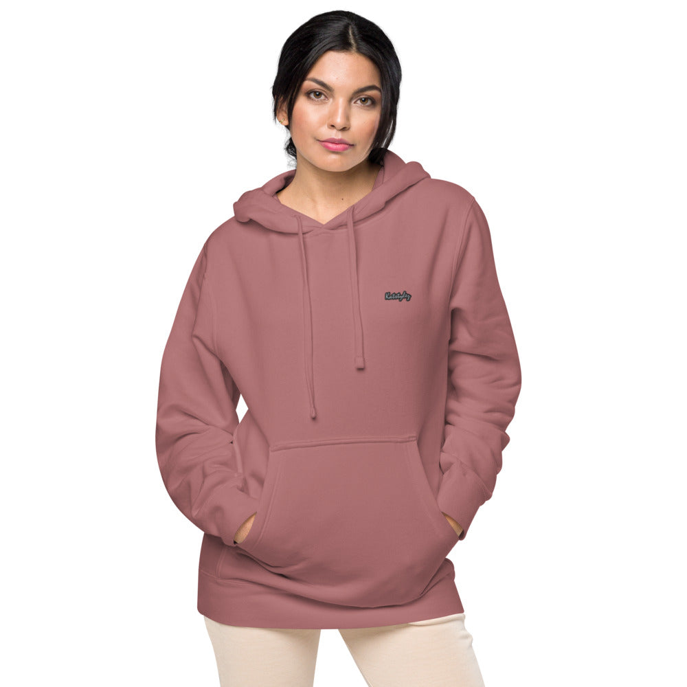 Pigmentgefärbter Damen-Hoodie