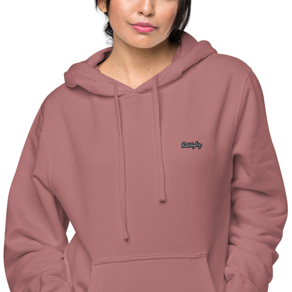 Pigmentgefärbter Damen-Hoodie